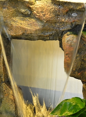 别墅送礼门厅田园风招财造景假山