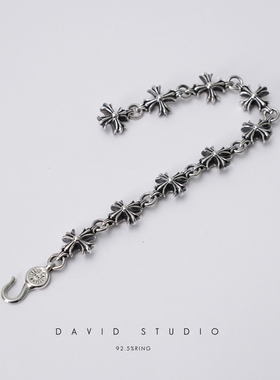 davidstudio925纯银罗志祥手链