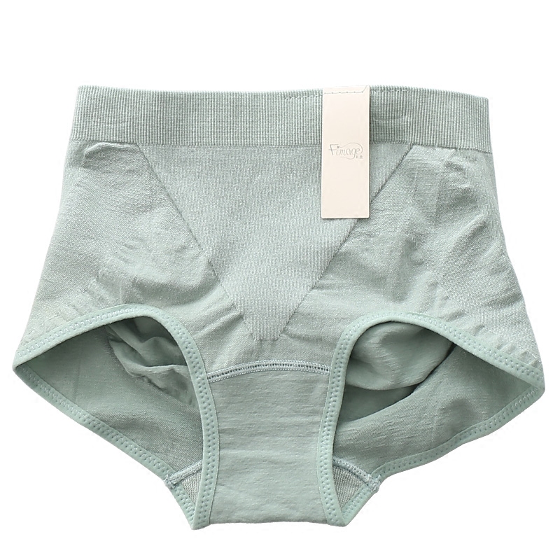 日本无缝舒适弹力棉中腰提臀三角短裤头女士内衣高腰产后收腹内裤,淘宝优惠券,粉丝福利购,淘宝优惠卷