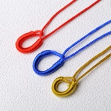 Плетеный ремешок ручной работы, ожерелье и браслет, подвеска, аксессуар, аксессуары