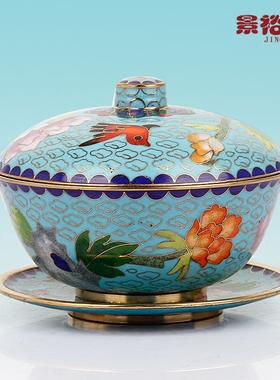 景泰蓝掐丝珐琅商务传统工艺品