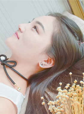 choker日韩风原宿系带项圈锁骨链