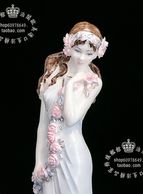 英国Coalport欧式骨瓷手工摆件