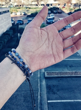 西美社古法原创手作情侣细手链