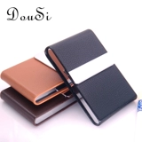 Мужской маленький ультратонкий магнитный портсигар из нержавеющей стали