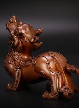 紫铜客厅办公室风水开业貔貅摆件