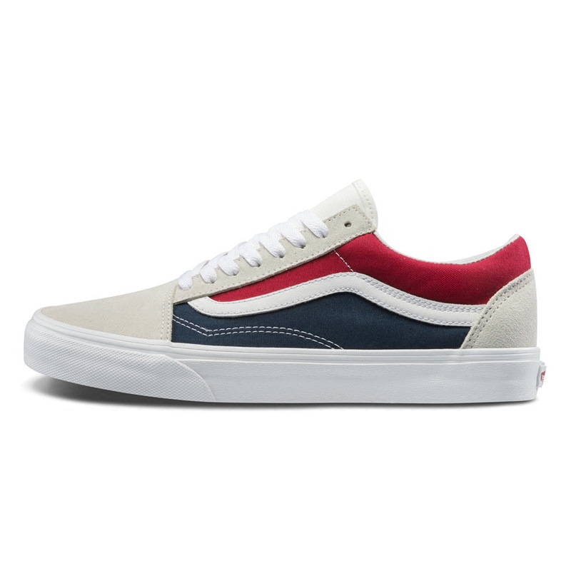 【现货】VANS OLD SKOOL范斯红蓝拼色春季新款男女鞋VN0A38G1QKN - 图3