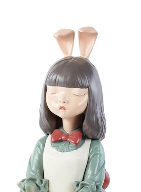 可米生活白夜童话独角兽车载摆件