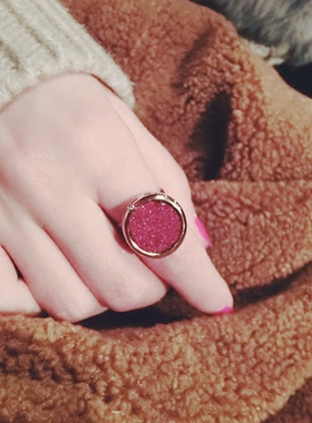 韩版大圆环欧美风夸张开口戒指