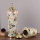 American country style ceramic storage vase storage jar