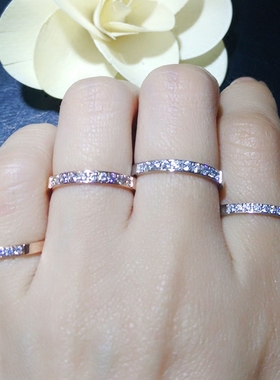 小众设计单身风刻字礼物情侣戒指