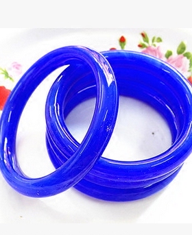 蓝色跑江湖时尚风琉璃手镯