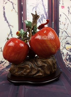 一生平安水果植物实用送朋友摆件