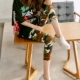 2019 mới in lụa lụa bảy điểm quần legging nữ mùa hè mỏng mảnh bên ngoài mặc quần ngụy trang quần short nữ chân - Quần tây thường Quần tây thường