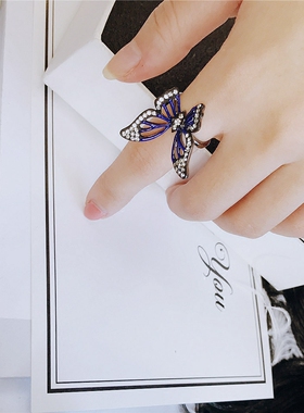 水钻饰品日韩风百搭戒指