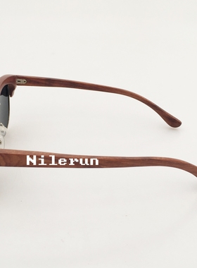 墨镜时尚风红檀木太阳镜明星同款