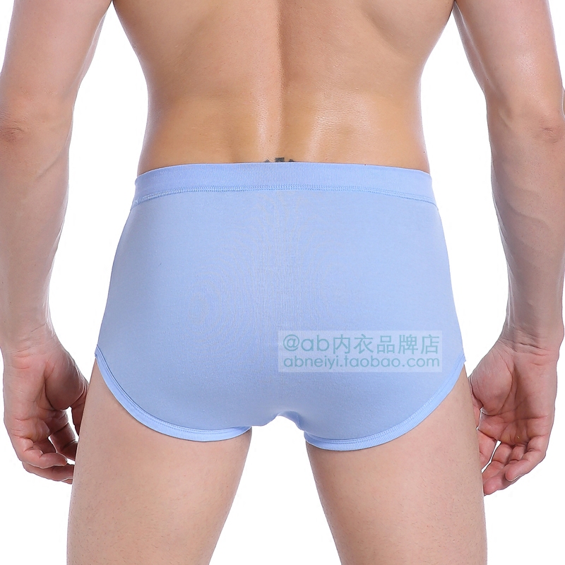 3条 AB内衣高腰开裆男士精梳棉全棉纯棉罗纹三角吸汗透气内裤L603,淘宝优惠券,粉丝福利购,淘宝优惠卷