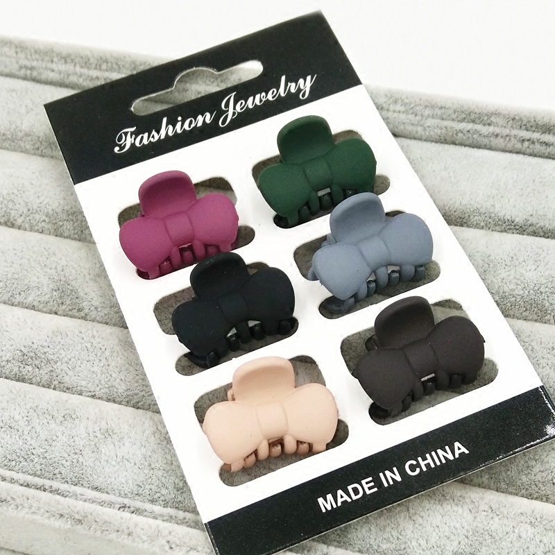 发夹抓夹小号韩国发饰磨砂可爱小抓夹发爪刘海夹顶夹发抓边夹头饰 - 图1