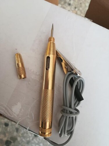 汽车货车电路测电笔 试电笔 验电笔 6V 12V 24V通用 铜电笔带线 - 图2