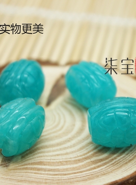 雕刻桶珠天河石富甲天下