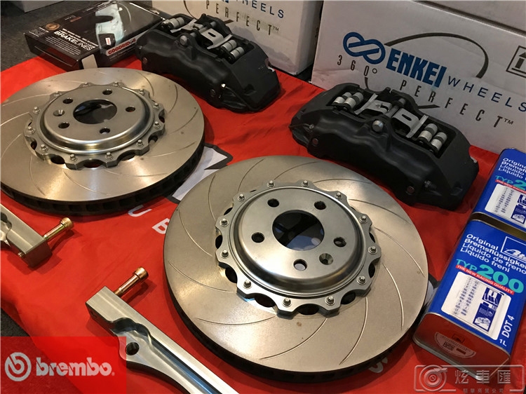 深圳NICEAUTO意大利原装BREMBO 18Z六活塞OEM高性能刹车改装套装