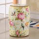 American country flower and bird ceramic classical dressing stool drum pier