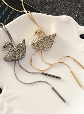 防过敏不掉色简约时尚挂件毛衣链