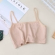 Mùa hè học sinh cotton sling ống hàng đầu chống phụ nữ quấn ngực chạm đáy bên trong đồ lót vest ngắn nữ trắng - Ống
