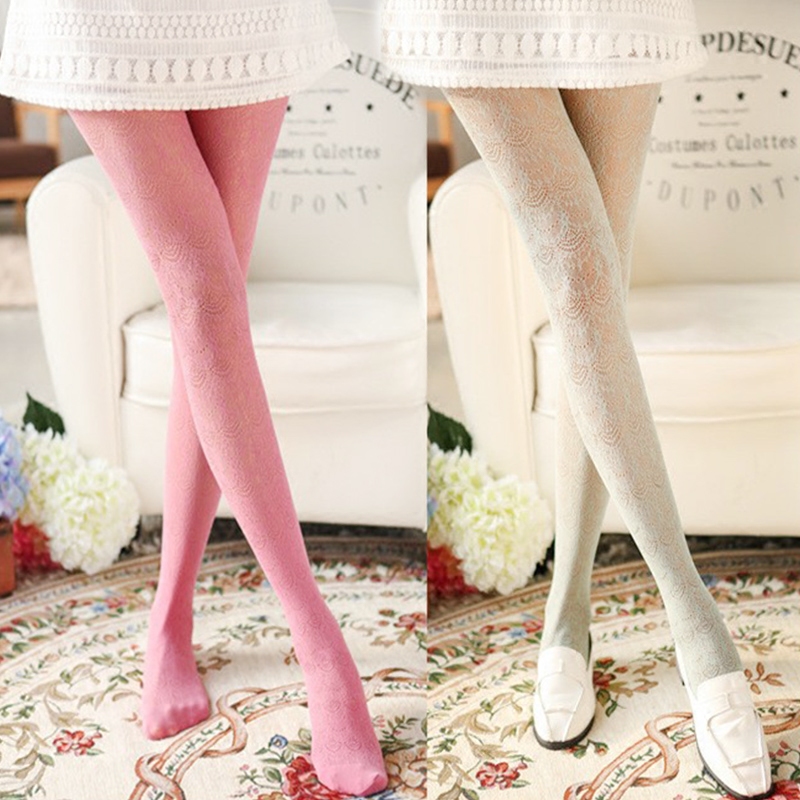 夏季透气蕾丝凤尾丝袜天鹅绒连裤袜 复花镂空网眼打底袜女薄丝袜,淘宝优惠券,粉丝福利购,淘宝优惠卷