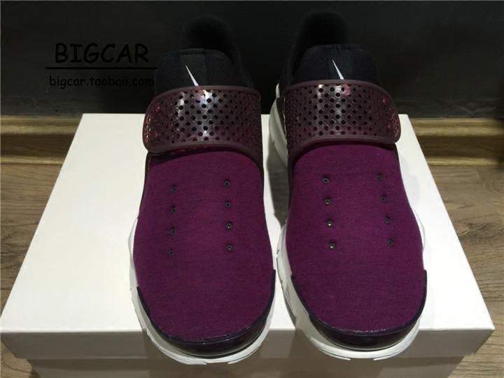 BIGCAR球鞋识货推荐 Nike Sock Dart 袜子跑鞋 紫 羊毛袜子 834669-5010