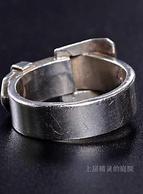 庭院手工皮带扣戒指