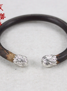 diy新品套头6mm丽江金刚藤藏银