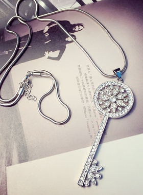 浪漫钥匙百搭水钻钥匙女士挂件