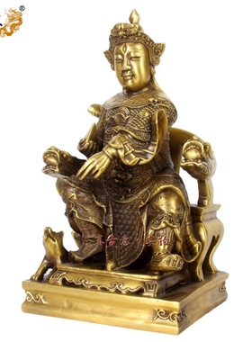 真古意纯铜华光大帝家居摆件马