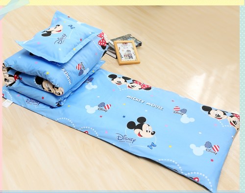 儿童床上用品幼儿园被子三件套六件套幼儿园专用午睡纯棉被褥定制 - 图0