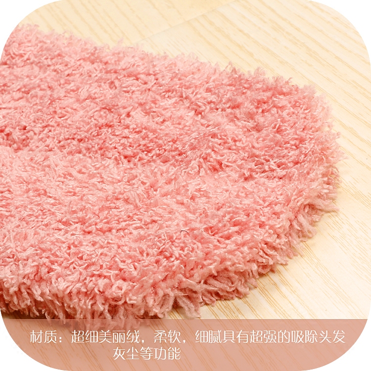 可拆洗美丽绒鞋底 懒人鞋底擦地拖鞋底 - 图2