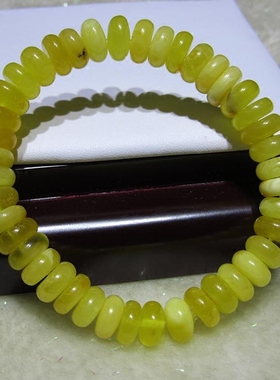 纯天然无优化满蜜鸡油黄手串包邮