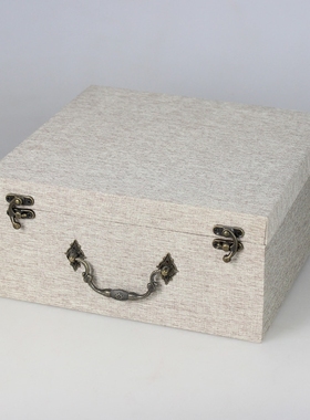 正方形陶瓷碗锦盒茶壶摆件