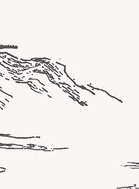 现代中式风艺术禅意卧室横幅挂画