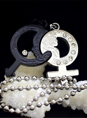 符号情侣学生礼物项链