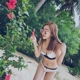 Anna mật ong ren cô gái đồ lót gợi cảm thiết lập nhỏ ngực dày tập hợp điều chỉnh bên áo ngực - Bộ đồ lót bikini đi biển đẹp Bộ đồ lót