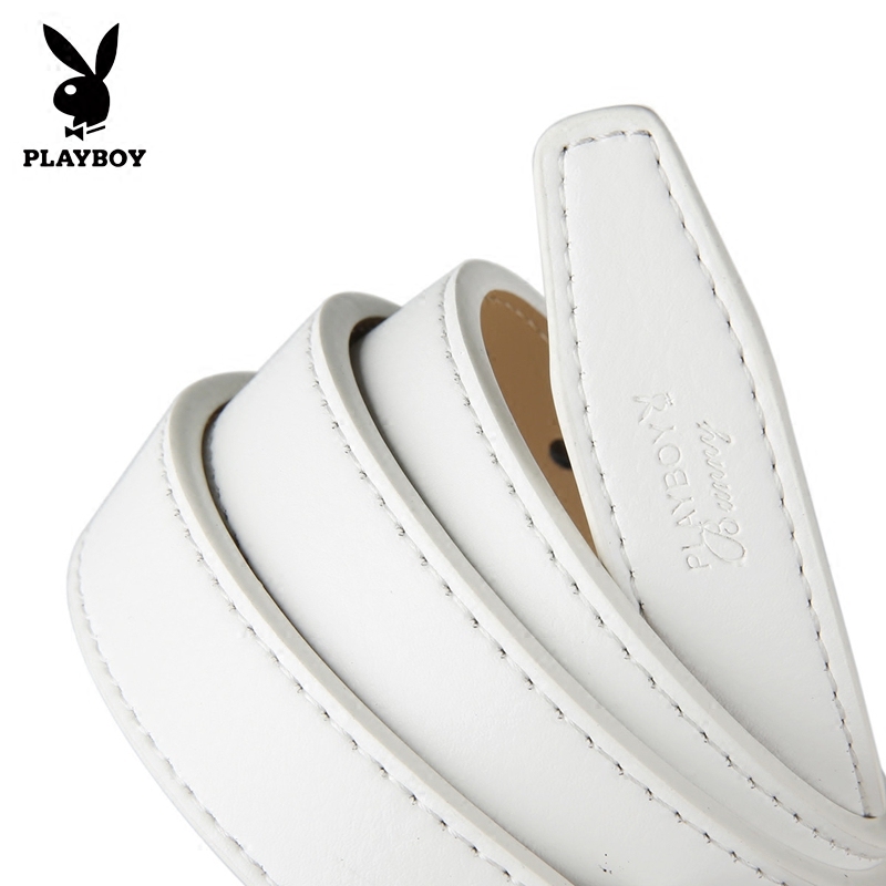 花花公子皮带女款真皮腰带女式牛皮腰带女士配牛仔裤带白色宽新款,淘宝优惠券,粉丝福利购,淘宝优惠卷