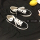 (Wangzi) Giày vải nữ đường phố chụp giày trắng học sinh mùa thu giày thường giày ulzzang - Plimsolls giày sneaker nữ Plimsolls