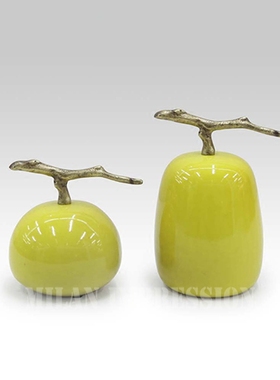 现代新中式风客厅玄关酒柜摆件