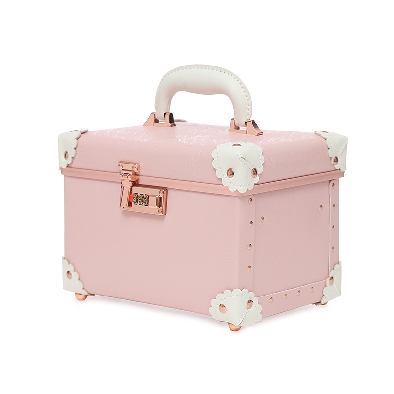 urecity手提复古密码收纳化妆品包 urecity旅行箱