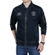 Jeep khiên denim áo khoác nam mùa xuân và mùa thu giản dị đẹp trai xu hướng mùa xuân bóng chày đồng phục nam thanh niên denim áo khoác nam - Đồng phục bóng chày áo bomber Đồng phục bóng chày