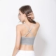 Cross đẹp lưng dây đeo ống top vest ngắn với miếng đệm chống ánh sáng phía dưới quấn ngực đồ lót cô gái gợi cảm trở lại - Ống