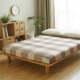 Giường cotton 笠 một mảnh Bông kẻ sọc 1,35 m nệm đặt giường trẻ em 1 m Simmons bảo vệ - Trang bị Covers Trang bị Covers
