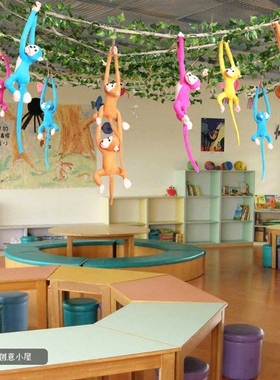 幼儿园吊饰走廊教室装饰布置动物
