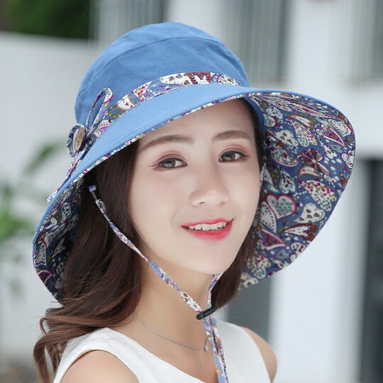 Summer women's sun hat, sun protection, summer casual and versatile